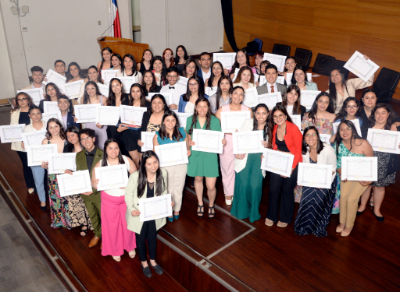 La generación 2022 de fonoaudiólogos de la Facultad de Medicina de la Universidad de Chile