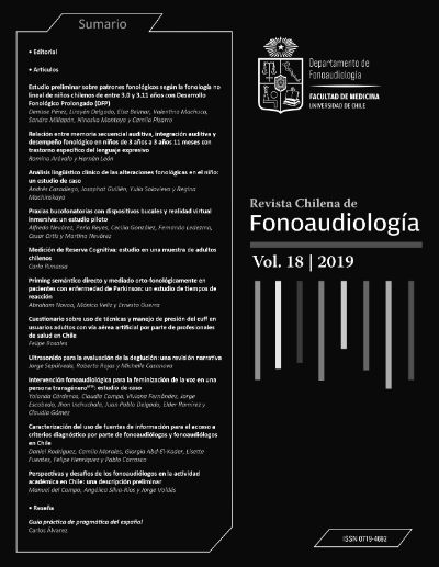 Revista Chilena de Fonoaudiología