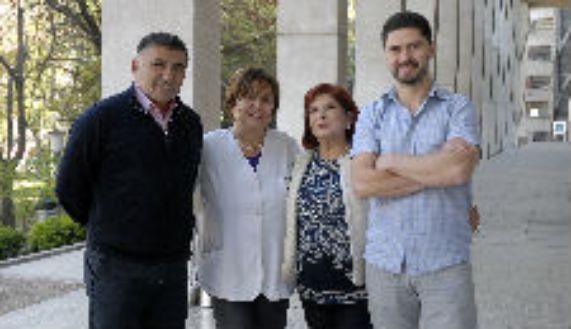 Doctores Héctor Contreras, Carmen Romero, Lilian Jara y Felipe Oyarzún. 