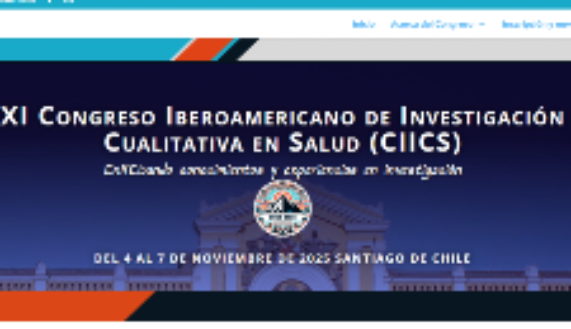 Del 4 al 7 de noviembre de 2025 se realizará el XI Congreso Iberoamericano de Investigación Cualitativa en Salud, CIICS.