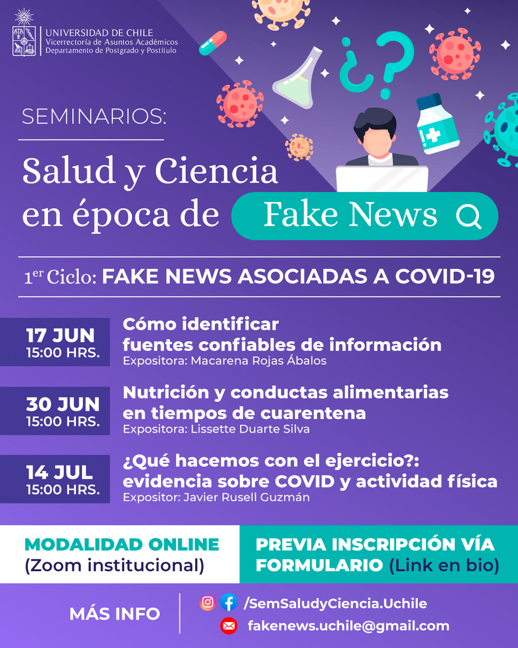 “salud Y Ciencia En Época De Fake News” Facultad De Medicina Universidad De Chile 0255