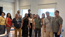 Los representantes de las facultades de Odontología, Ciencias Químicas y Farmacéuticas y Medicina que se reunieron para la jornada de desarrollo estratégico. 