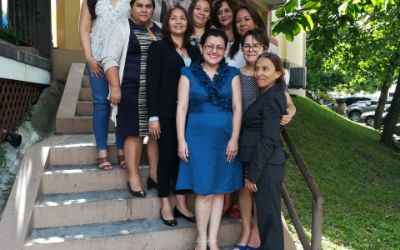 En El Salvador con Académicas de la Carrera salud Materna y del Adolescente 2018