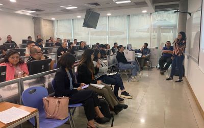 Jacqueline Salazar enseñó sobre las funcionalidades del módulo de Compras (MM).