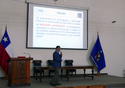 Dr. Flavio Salazar, vicerrector de Investigación y Desarrollo de la Universidad de Chile