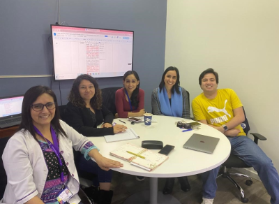 El equipo del proyecto FIDOP, profesores Karen Basfi-fer, Paola Cáceres, Cynthia Barrera, Paulina Molina y Reynaldo Cabezas. 