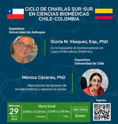 Ciclo de Charlas Sur-Sur en Ciencias Biomédicas, Chile-Colombia